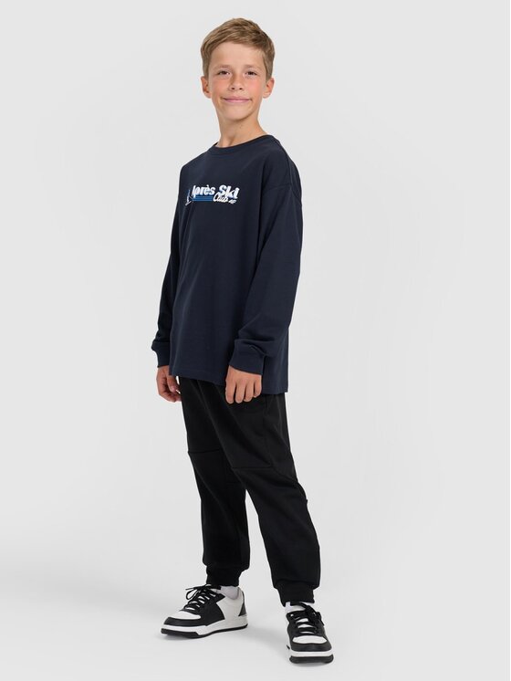 4F 4F Longsleeve 4FJRAW25TLONM587-31S Blu scuro Oversize