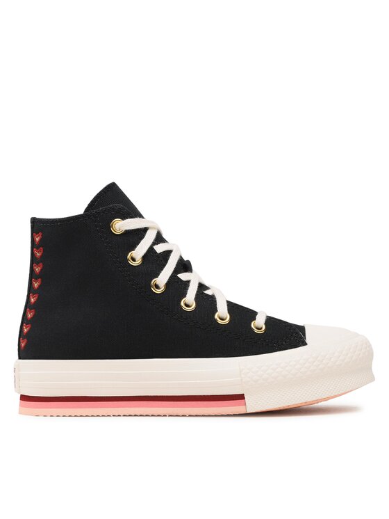 Converse Converse Tornacipő Chuck Taylor All Star Eva Lift Hi A04953C Fekete