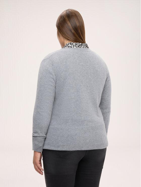 Fiorella Rubino Fiorella Rubino Maglione M314L008596N013 Grigio Regular Fit