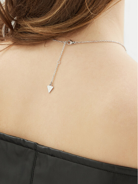 Guess Guess Náhrdelník JUBN05 018JW Strieborná