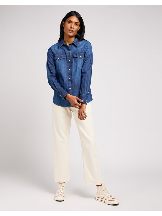 Lee Lee Camicia REGULAR WESTERN SHIRT Blu Regular Fit