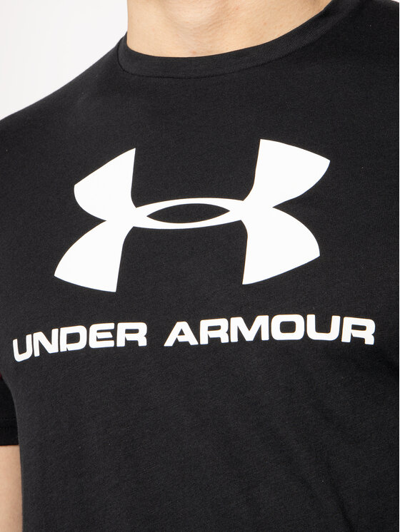 Under Armour Under Armour Tričko Ua Sportstyle Logo 1329590 Čierna Regular Fit