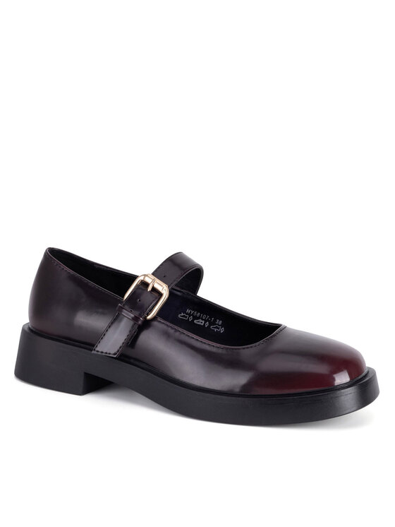 JENNY JENNY Halbschuhe HY58107-1 Dunkelrot