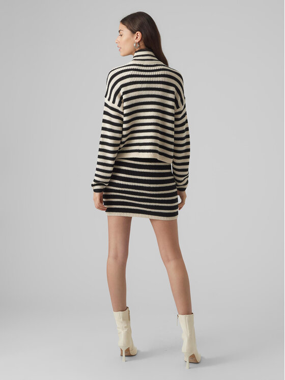 Vero Moda Vero Moda Ravno krilo Fabulous 10297815 Črna Slim Fit