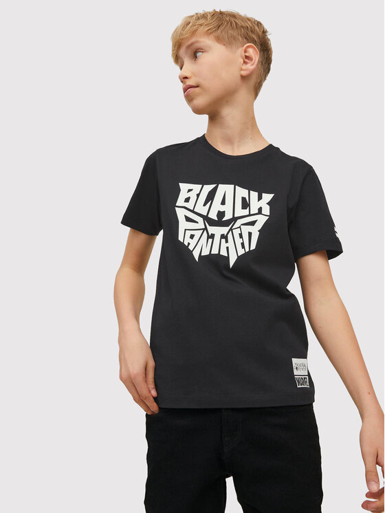 Jack & Jones Junior Jack & Jones Junior T-shirt MARVEL Kanda 12217772 Crna Regular Fit