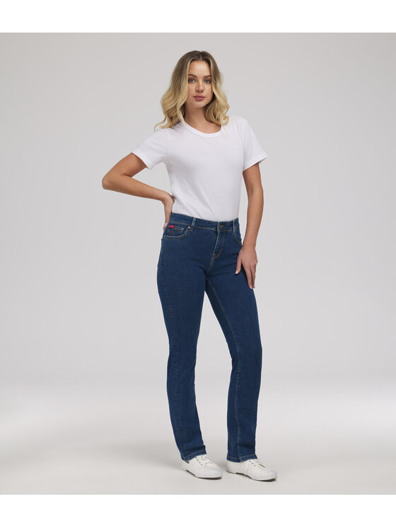 Lee Cooper Lee Cooper Jeansy JEANS D KIM 2519 STONE Niebieski Regular Fit