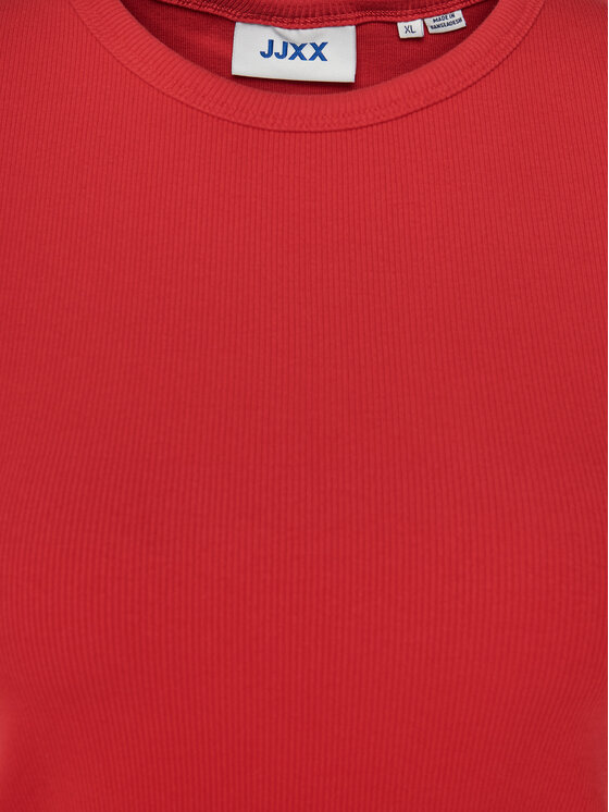 JJXX JJXX T-Shirt Florie 12217164 Czerwony Slim Fit