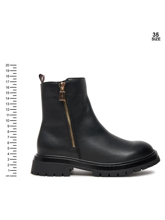 Tommy Hilfiger Tommy Hilfiger Μποτάκια Chelsea Boot T3A5-33566-1351 S Μαύρο