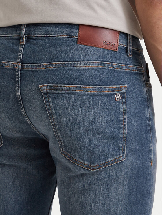 BOSS BOSS Дънки Delaware 50564563 Тъмносив Slim Fit