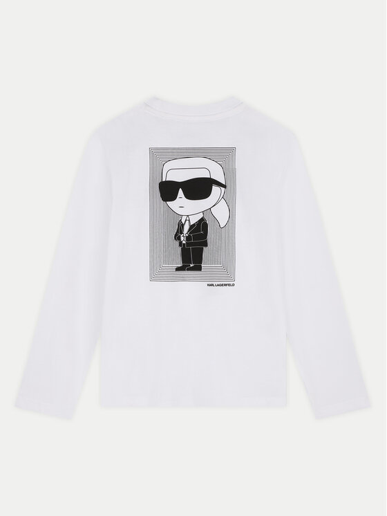 Karl Lagerfeld Kids Karl Lagerfeld Kids Palaidinė Z30243 S Balta Regular Fit