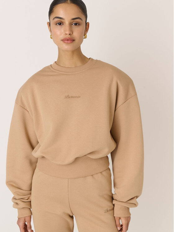 La Mania La Mania Felpa hardy Beige Classic Fit