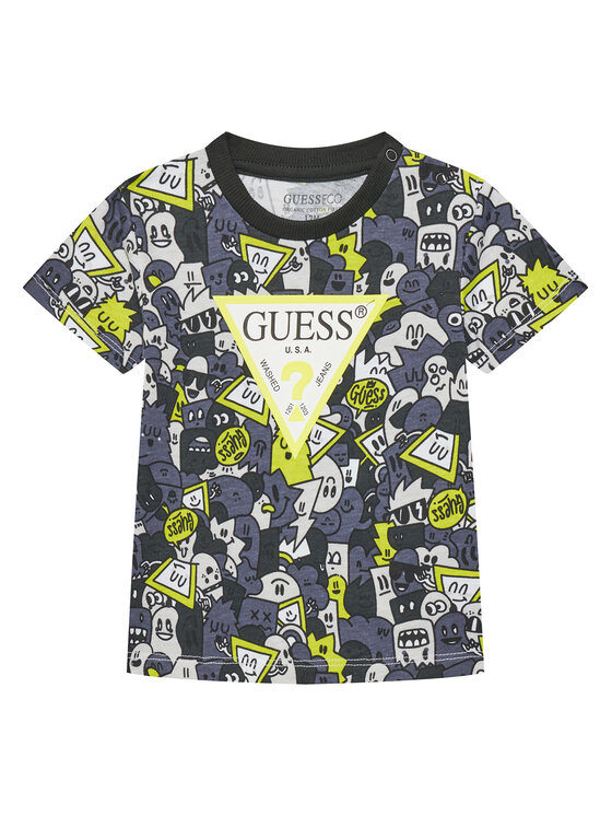 Guess Guess Póló N5YI04 K8HM4 Szürke Regular Fit