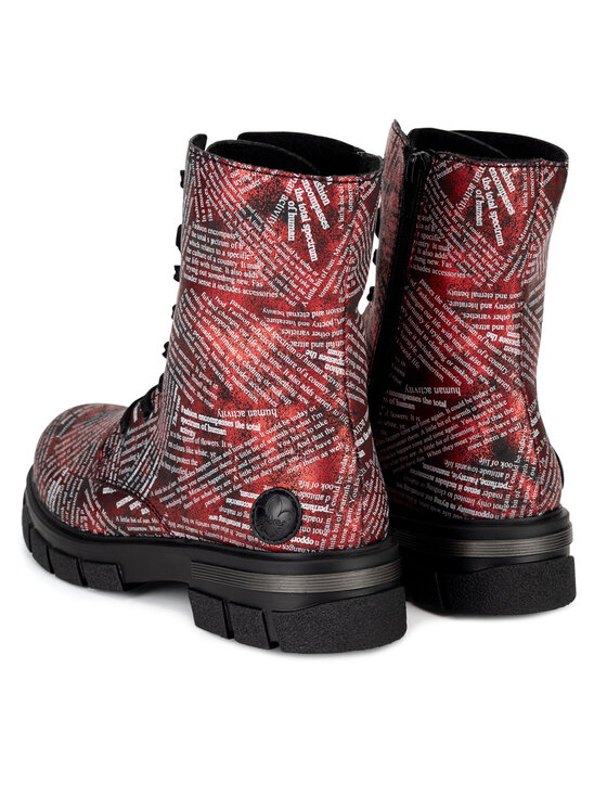 Rieker Rieker Schnürschuhe Z9120-35 Rot