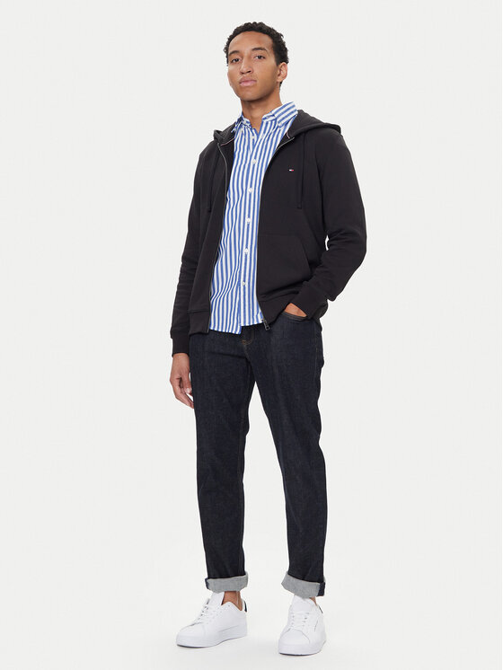 Tommy Hilfiger Tommy Hilfiger Mikina Essential MW0MW37239 Čierna Regular Fit
