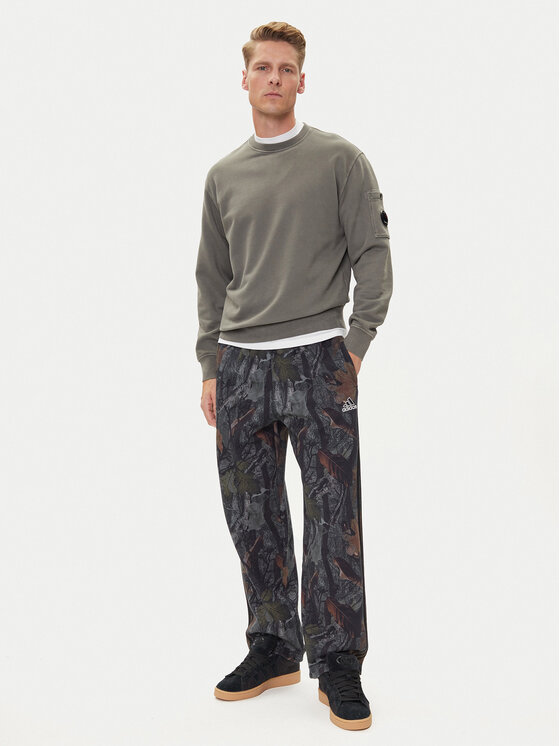 adidas adidas Donji dio trenerke Camo JY2773 Siva Loose Fit