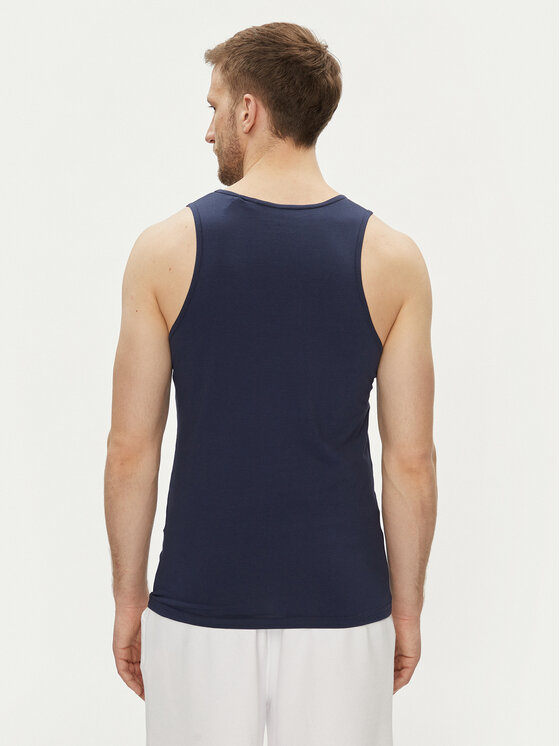 Guess Guess Tank top U97M02 KCD31 Tmavomodrá Regular Fit
