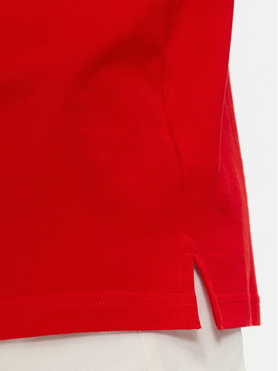 Tommy Jeans Tommy Jeans Poloshirt DM0DM18312 Rot Slim Fit