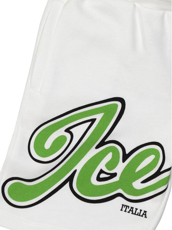 Iceberg Iceberg Szorty materiałowe BFICE3112J Biały Regular Fit