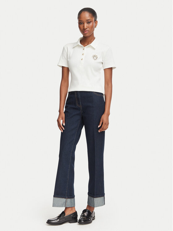 Morgan Morgan Polo särk 252-DPOLLA Valge Slim Fit