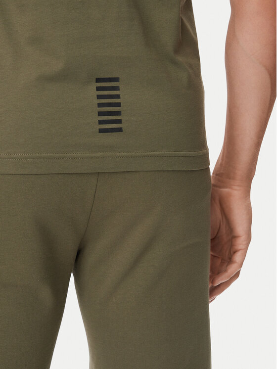 EA7 Emporio Armani EA7 Emporio Armani T-Shirt 8NPT25 PJVPZ U7014 Khaki Regular Fit