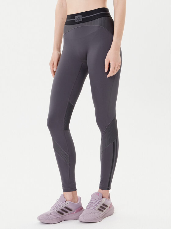 adidas adidas Legíny Hyperglam JN2651 Šedá Slim Fit