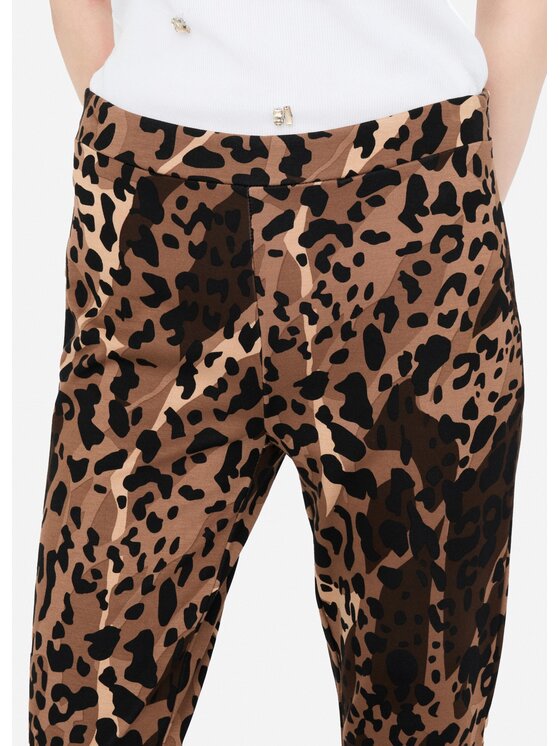 Liu Jo Liu Jo Pantaloni di tessuto TF5127JS182M9701 Marrone Slim Fit