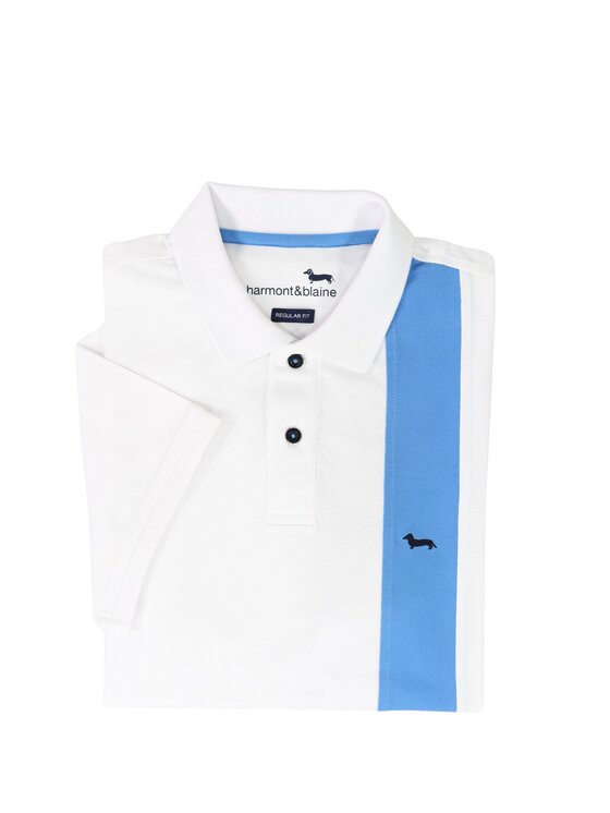 Harmont & Blaine Harmont & Blaine Polo LRN424021148 Bianco Regular Fit