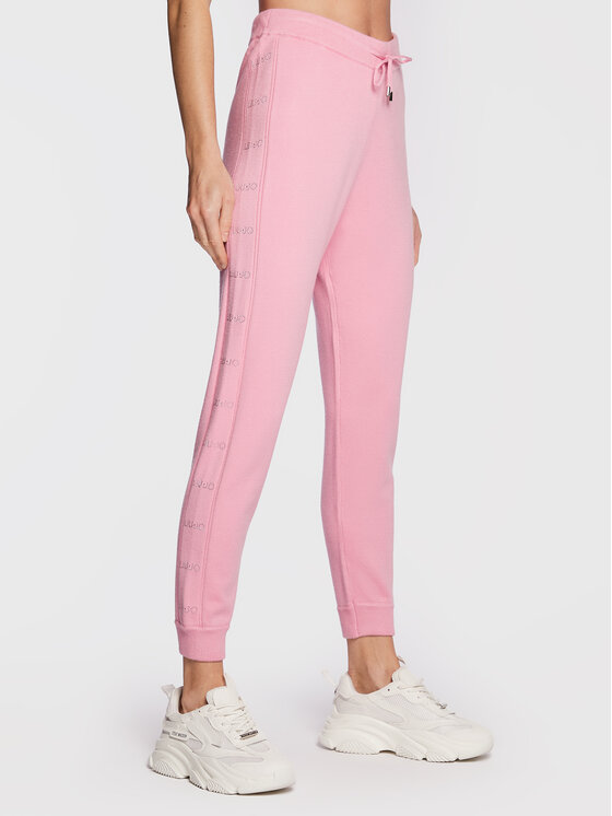 Liu Jo Sport Liu Jo Sport Pantaloni in maglia TF2106 MA63M Rosa Regular Fit