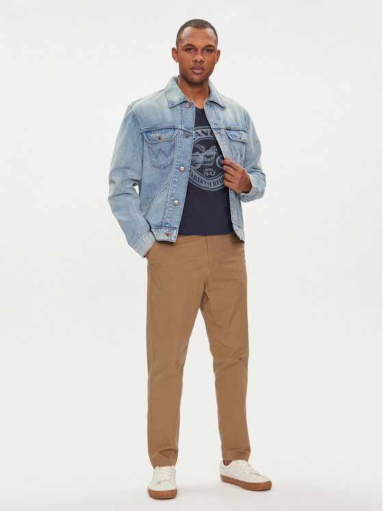 Wrangler Wrangler Giacca di jeans 112350475 Blu Regular Fit