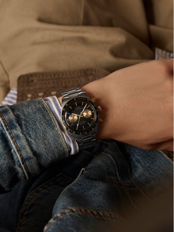 Timex Timex Hodinky Waterbury Heritage TW2Y24000 Černá