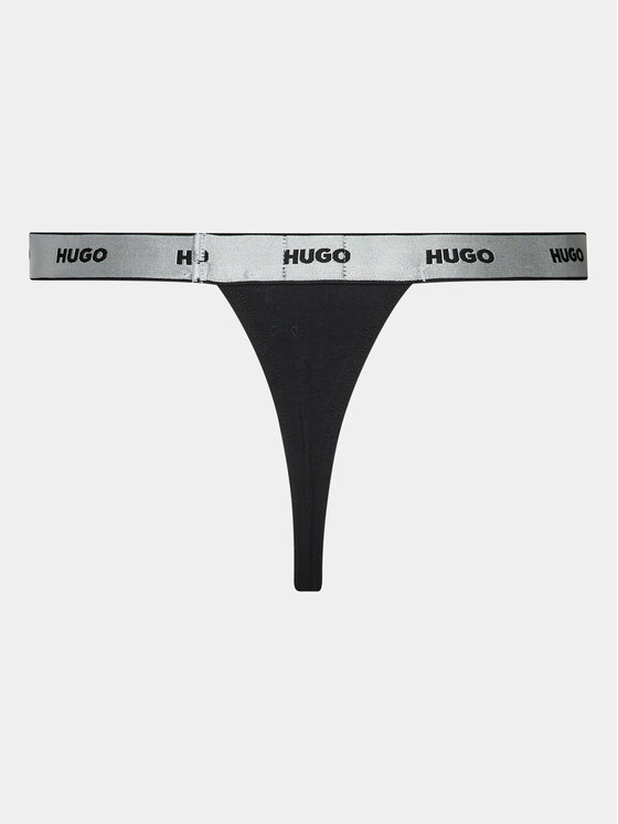HUGO Hugo Набір з 3 пар стрінгів 50502802 Чорний