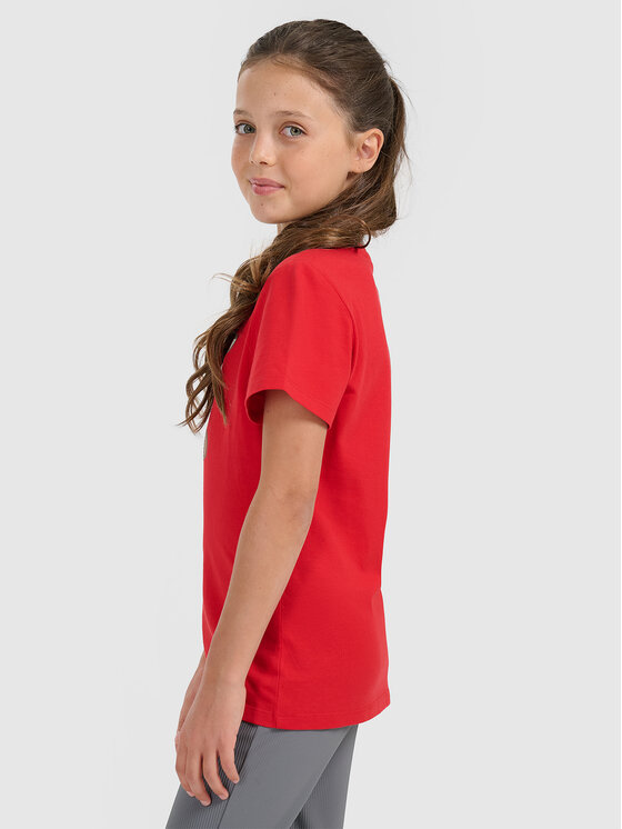 4F 4F T-Shirt CHRISTMAS DROP Czerwony Regular Fit