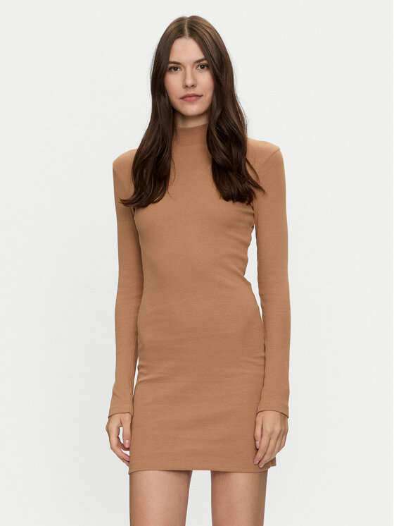 Brave Soul Brave Soul Strickkleid LDRJ-69GERRIECAM Braun Regular Fit