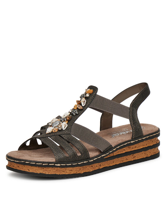 Rieker Rieker Sandały 62949-45 Szary
