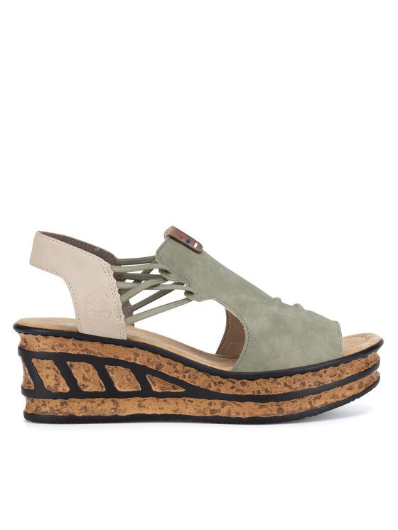 Rieker Rieker Sandalen 68175-52 Grün