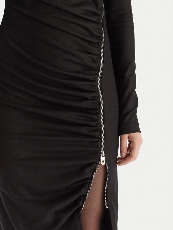 PINKO PINKO Trikotāžas kleita Almundenta Abito 106126 A2ZU Melns Regular Fit