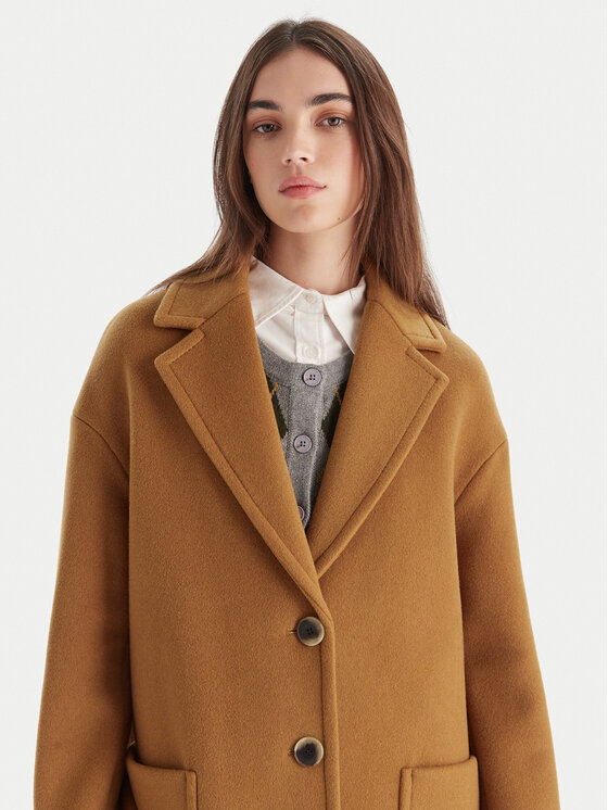 MAX&Co. MAX&Co. Вовняне пальто 2526016023200 Коричневий Regular Fit