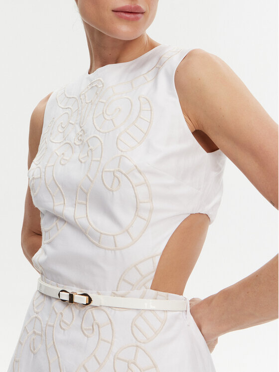Silvian Heach Silvian Heach Rochie de zi GPP25342VE Alb Regular Fit