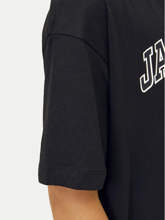 Jack&Jones Junior Jack&Jones Junior Футболка Caleb 12258924 Чорний Relaxed Fit