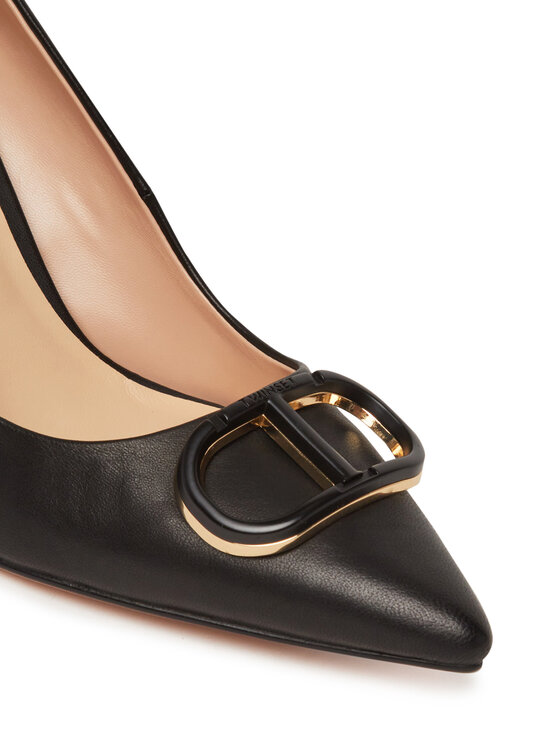 TWINSET TWINSET Pantofi cu toc subțire 251TCP060 Negru