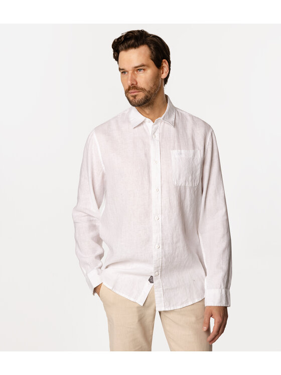 Lee Cooper Lee Cooper Koszula ROGER 2020 Biały Regular Fit