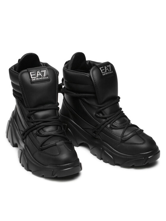 EA7 Emporio Armani EA7 Emporio Armani Schnürstiefeletten X8M001 XK228 R926 Schwarz