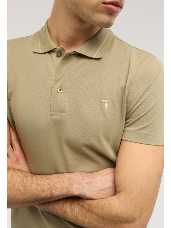 Trussardi Trussardi T-Shirt G5018000129N025 Zielony Regular Fit