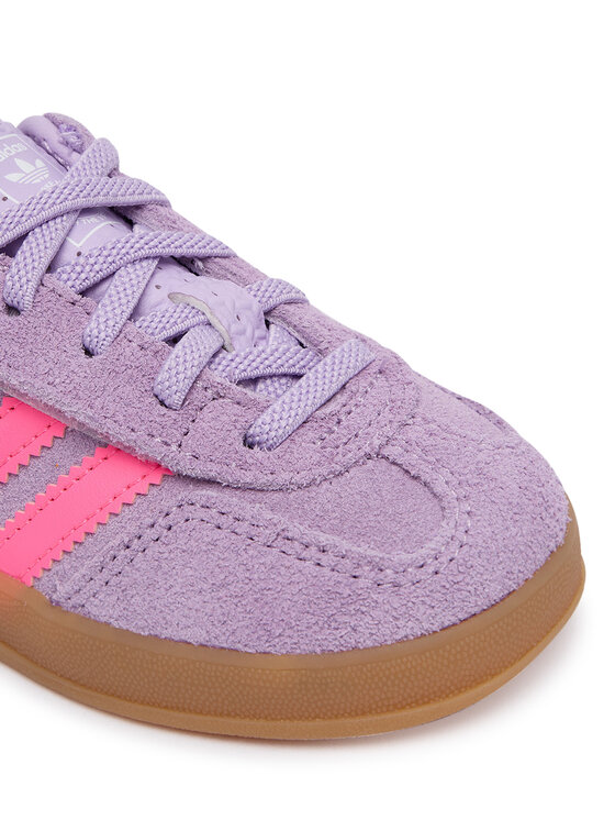adidas adidas Sneakersy Gazelle Indoor Comfort Closure Elastic Lace IH4012 Fioletowy
