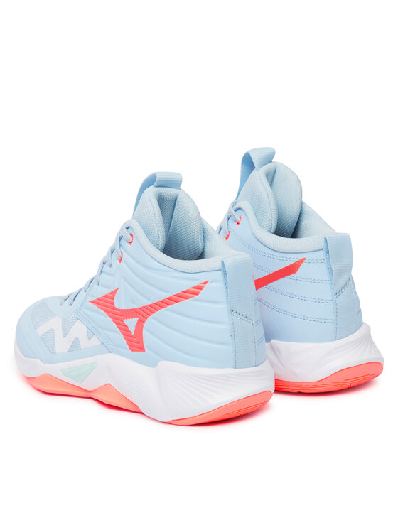 Mizuno Mizuno Обувки за зала Wave Momentum Pro Mid V1GC2545 Светлосин