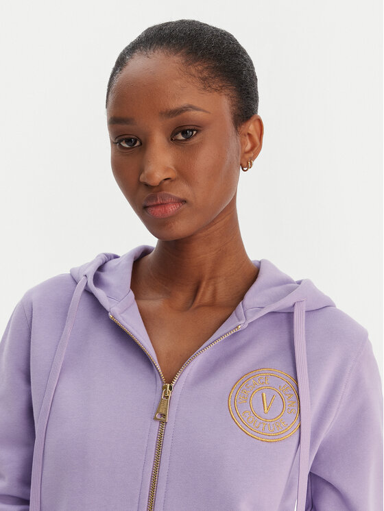 Versace Jeans Couture Versace Jeans Couture Sweatshirt 80HAIT02 CF01T Violett Regular Fit