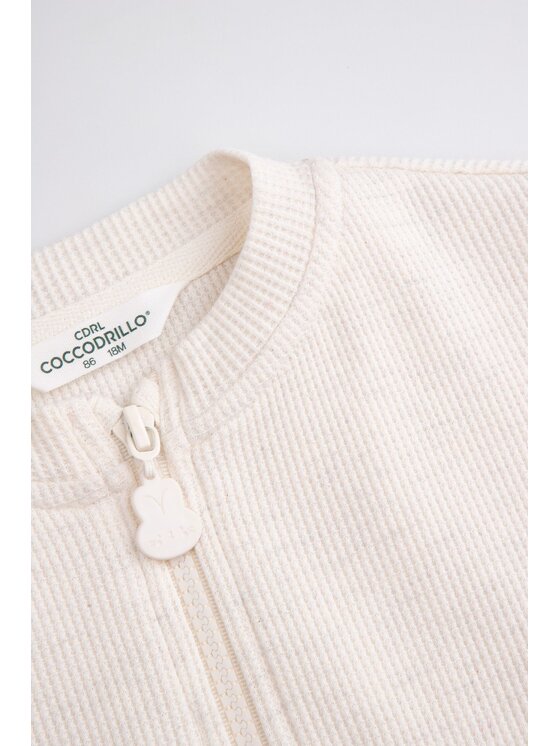 Coccodrillo Coccodrillo Mikina WC6132201HUN-019 Écru Regular Fit