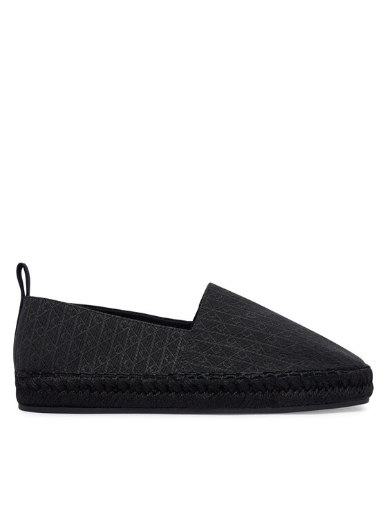 Calvin Klein Espadrile All Over CK HW0HW02933 Negru