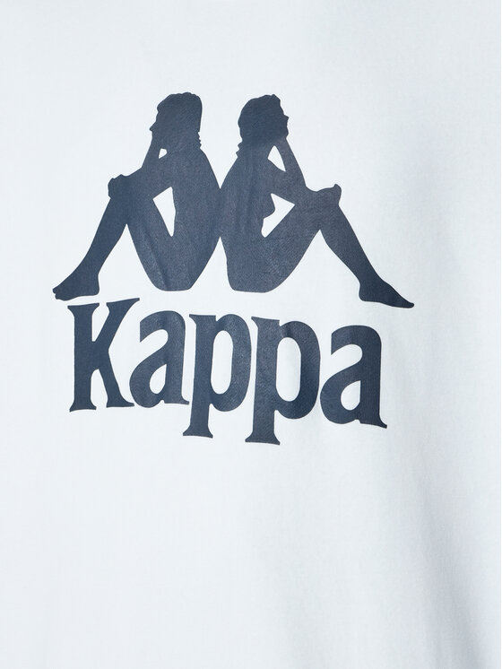 Kappa Kappa Felpa 703797 Bianco Regular Fit