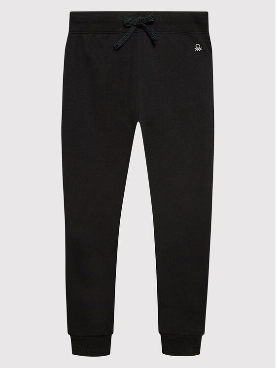 United Colors Of Benetton United Colors Of Benetton Donji dio trenerke 3J68CF01Q Crna Regular Fit